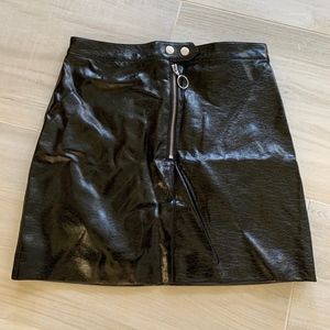 H&M Leather Skirt
